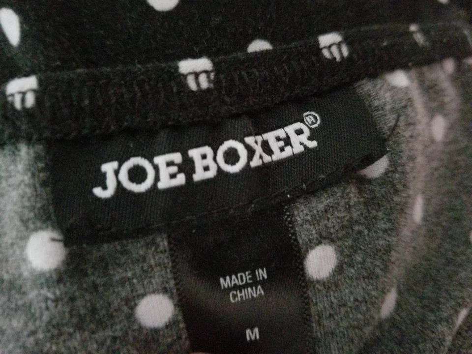 Camisa Top Blusa Joe Boxer Mujer Talla M Mediana Negra Blanca Lunares Foto 2 de 4