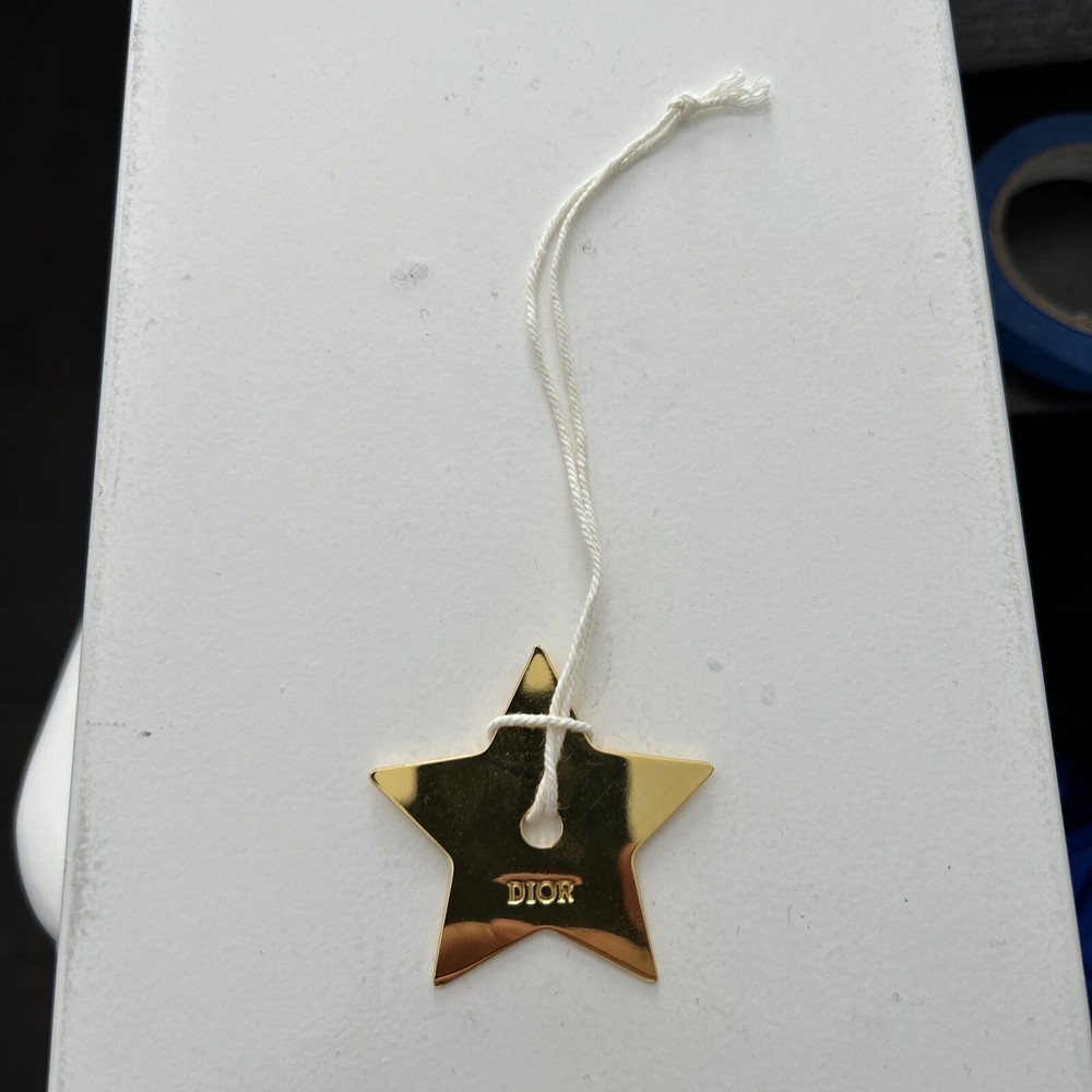 100% AUTHENTIC DIOR GOLD STAR CHARM ORNAMENT PENDANT (USED) EXCELLENT CONDITION