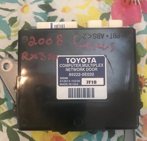 2008 Lexus RX350 MULTIPLEX Rear Hatch Door Control Module OEM P/N ...