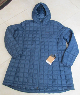 NEW The North Face Thermoball Eco Parka Womens Plus 3X  Blue NF0A5GLB $280.00