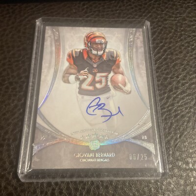 2013 Topps Five Star Giovani Bernard Rookie Auto #06/25 Bengals/TAMPA BAY BUCS
