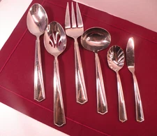6 Piece Reed & Barton American Classic Stainless Steel Hostess Serving Set