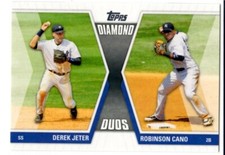2011 Topps Diamond Duos #JC Derek Jeter/Robinson Cano ⚾ NY Yankees ⚾