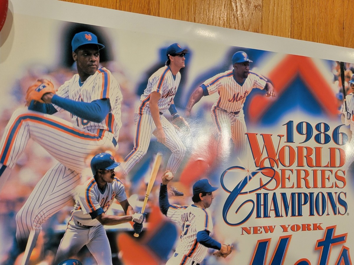 1986 New York METS Poster 25