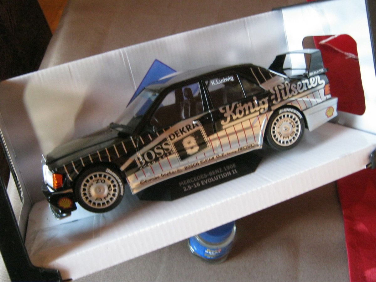Maquette Mercedes 190e AMG DTM 1993 - Klaus Ludwig - Nürburgring - Édition Spéciale 1/18