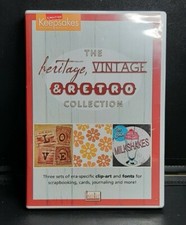 Creating Keepsakes The Heritage, Vintage  Retro Collection MINT CD WINDOWS 98