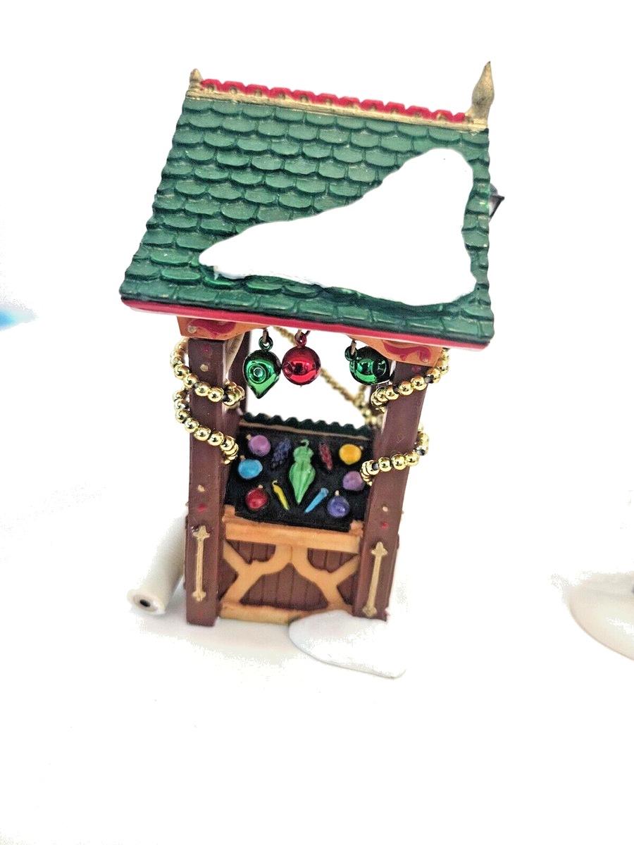 Dept 56 Alpine Village Christmas Market ~ The Ornament Booth