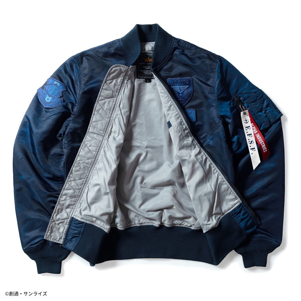 Mobile Suit Gundam STRICT-G ALPHA LIGHT MA-1 Jacket E.F.S.F. Mobile Suit Gundam STRICT-G ALPHA LIGHT MA-1 Jacket E.F.S.F.