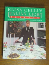 Elisa Celli's Italian Light Cooking cookbook HARDCOVER w/ dustjacket 