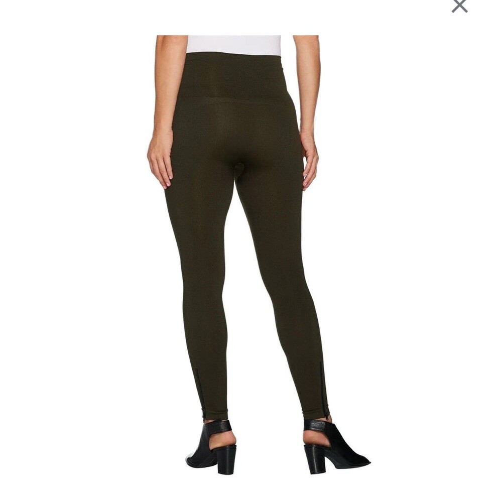 NWT Spanx side ankle zipper seamless leggings XL