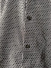 Calvin Klein Dress Shirt Mens 15 34/35 Slim Fit  Infinite Non Iron 100 Cotton