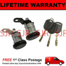 FOR FORD TRANSIT MK5 1994-2000 FRONT LEFT & RIGHT DOOR LOCK BARRELS PAIR 2 KEYS
