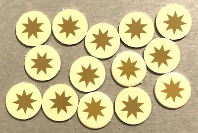 Titanic 2020 Game Replacement Part - Star Tokens EUC