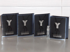 Y by YVES SAINT LAURENT YSL Mens Eau de Toilette Spray Samples Vials 4 X 0.04 oz