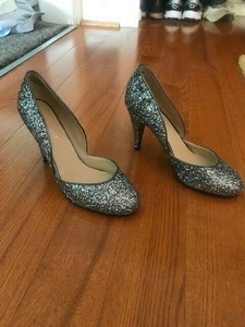 silver shoes ebay