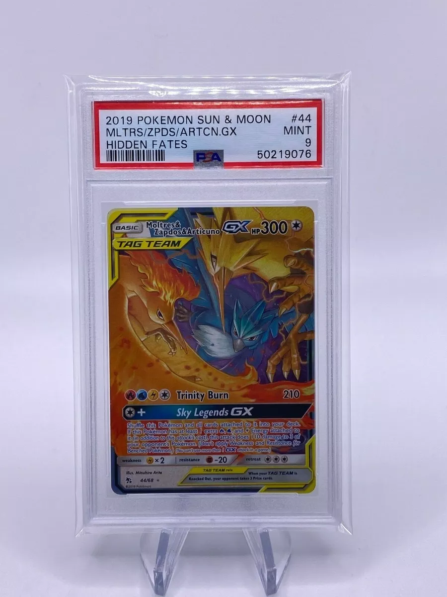 Pokemon Trading Card Game Sun Moon Hidden Fates Moltres, Zapdos