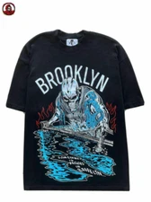 Warren Lotas Brooklyn Nets Somethings Brewing in Brooklyn Tee Medium NBA