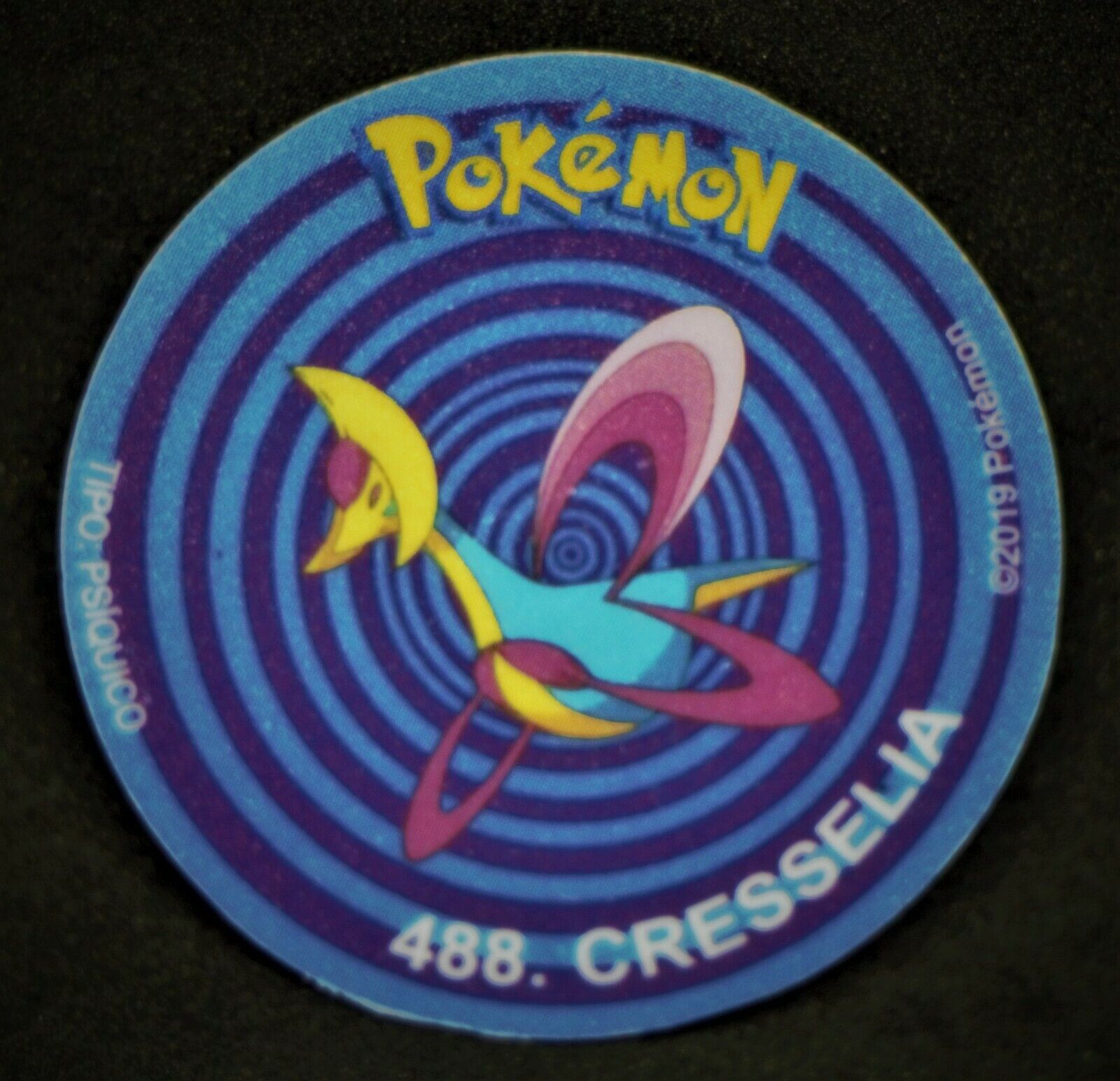 TAZO POKEMON DKV #489 PHIONE 2019 Sinnoh PERU South America Pogs Flips Taps