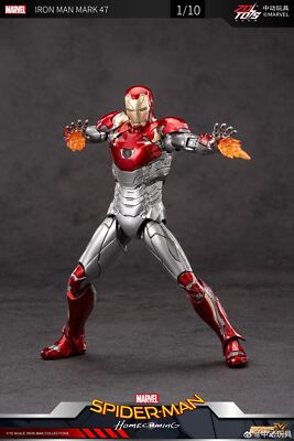 ZD Toys Marvel Avengers 1/10 Iron Man MK47 Action Figure Set