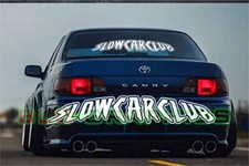 Slow Car Club Windshield Decal Sticker Jdm Window Graphic Kanji Slow Car Club Windshield Decal Sticker Jdm Window Graphic Kanji