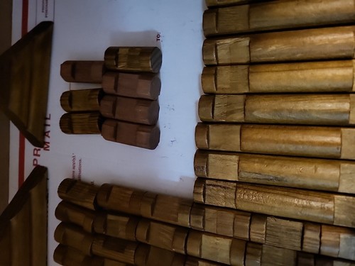 51pc. Lincoln Logs Mix Sizes Good Shape Measurment In See Photos Description - Picture 5 of 15