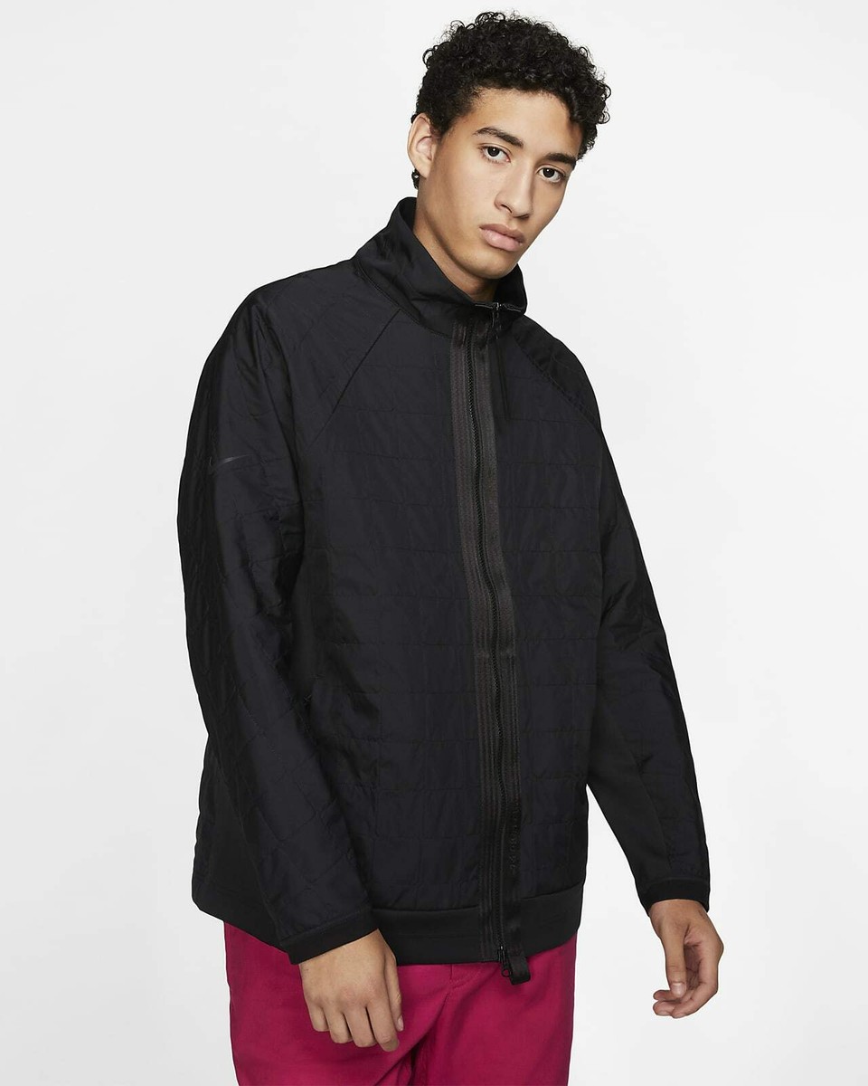 nike tech pack utility jacket in black