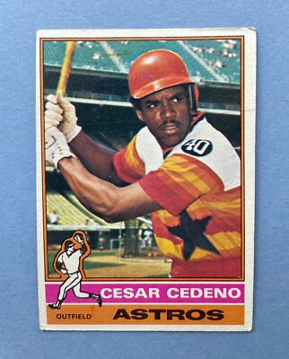 1976 Topps Baseball Cesar Cedeno #460 Houston Astros Vintage Card