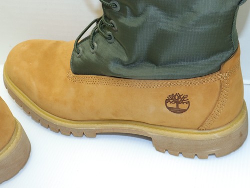 Mens Timberland TB 0A1QY8 Premium Gaiter Boot Wheat Nubuck Size 11.5 - Picture 8 of 19