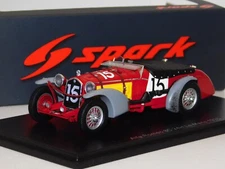 ALFA ROMEO 8C #15 SOMMER / DE SAUGE LE MANS 1935 SPARK S3869 1:43