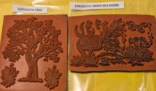 SARASOTA Rubber Stamps (2) Nature & Aquatic - Full TREE and Under Sea Life -Fish