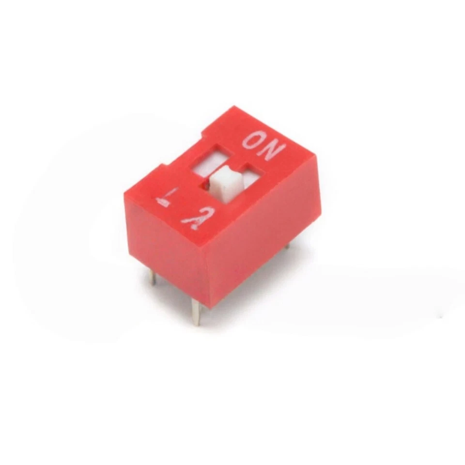 2.54mm Slide Dip Switch Module DIL SPST PCB Breadboard Arduinos Raspberry PI - Image 2 of 2