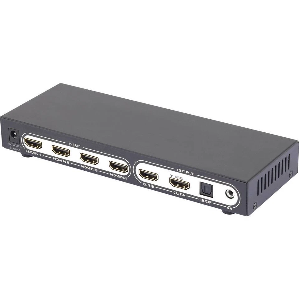 SpeaKa Professional 6 Port HDMI-Matrix-Switch mit Picture in Picture-Funktion, - Bild 4 von 4