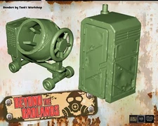 Construction Site Items- Post-Apocalyptic - 28 or 32mm - EC3D Designs - Fallout