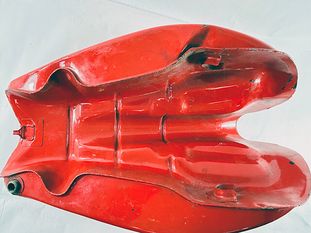 Native-Works TANK 190 ネイティブワークス 2002-03 Kawasaki EX250F Gas Tank 02 250R Fuel Tank Has Rust