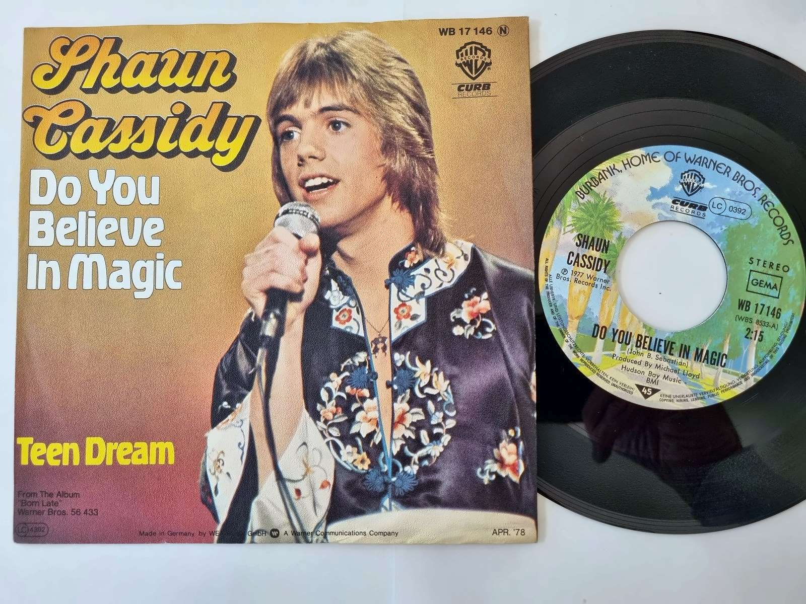 Shaun Cassidy - Do you believe in magic 7'' Vinyl Germany