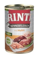 Rinti Kennerfleisch Pur Senior Huhn 12X400G Nassfutter Feuchtnahrung Hundefutter