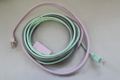 Cisco Systems 37-0860-01  DSL-RJ45-zu-Dual-RJ11-Breakout-Kabel  grau/grün/ rosa 