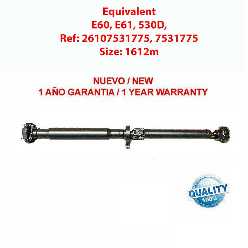 ARBRE DE TRANSMISSION E60, E61, 530D, 26107531775, 7531775, new 