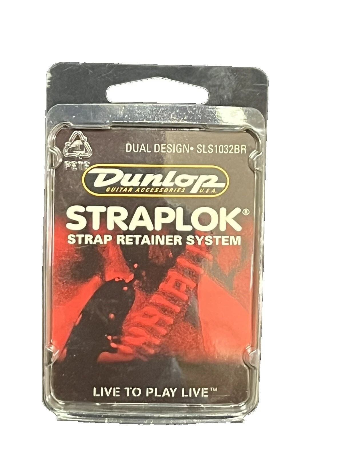 Ремешки для гитары Dunlop Black Strap Lock