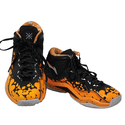 Way Of Wade Orange Drip Abaj013-43 Sz 13 Orange Black Lace  display picture 3