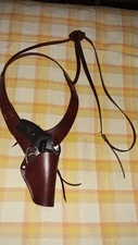 Leather Stubnose Revolver Shoulder Holster Rig (Up to 3" barrel) New