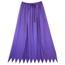 32" Purple Cape  HALLOWEEN SUPERHERO, KING, MARDI GRAS COSTUME SAWTOOTH CAPE