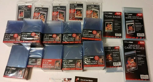 Ultra Pro Soft Sleeves, Top Loaders, One Touch Create Your Own Package You Pick