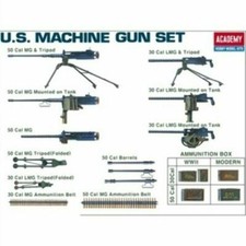 Kit modellino in plastica Academy Hobby 13262 US MITRAGLIATRICE SET 1/35