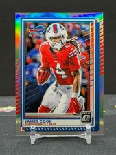 2025 Panini Donruss Optic - James Cook #138 Holo Prizm Buffalo Bills