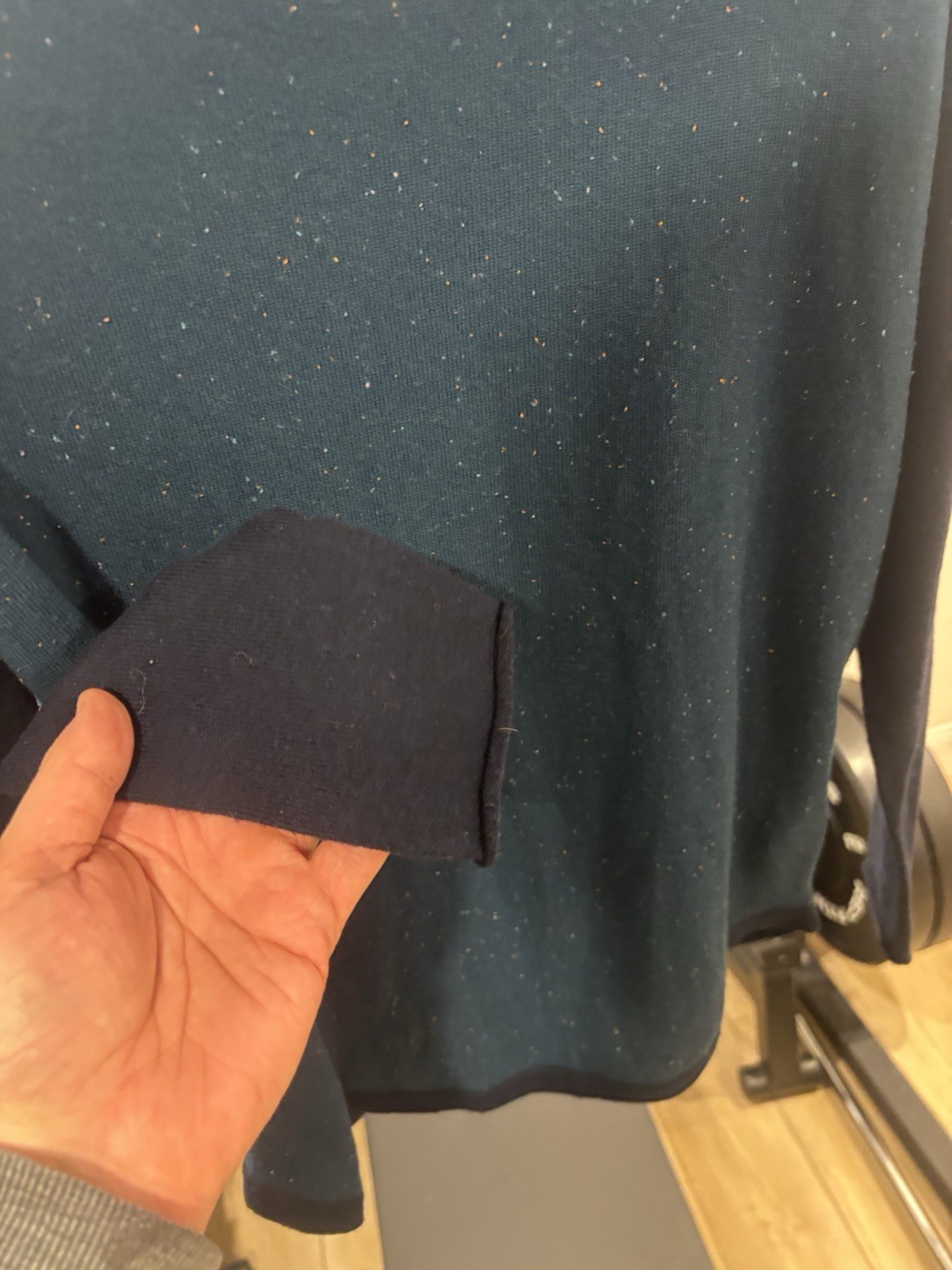 $105 SMARTWOOL Shadow Pine Colorblock Crew Sweate… - image 4