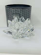 SWAROVSKI Crystal Candleholder Waterlily