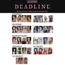 BLACKPINK DEADLINE 3RD MINI ALBUM PRE-ORDER BENEFIT PHOTOCARD POB OFFICIAL - H20