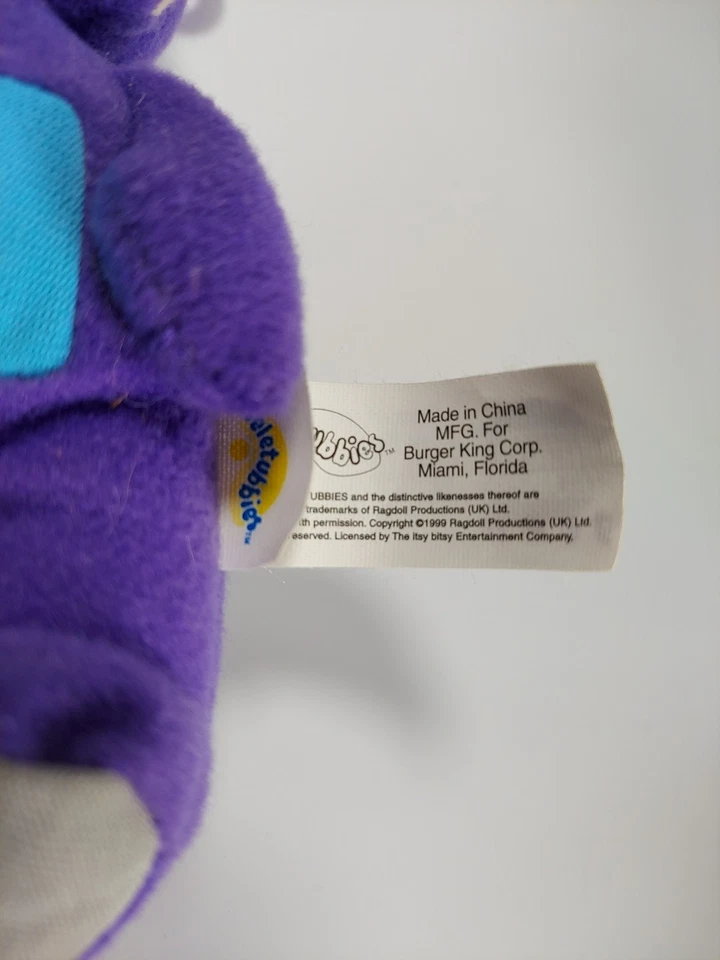 Lote de mini peluches Teletubbies / 4x / Burger King / 2000 / McDonald's / Peluche Foto 3 de 4