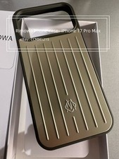 RIMOWA Titanium Aluminium Case for iPhone 17 Pro Max